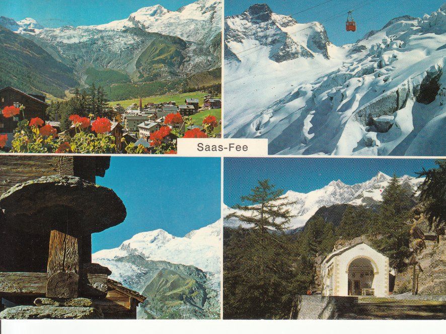 Cartoline postali: Saas-Fee 1972 – Usato da Bürglen TG venduto da StampGraf