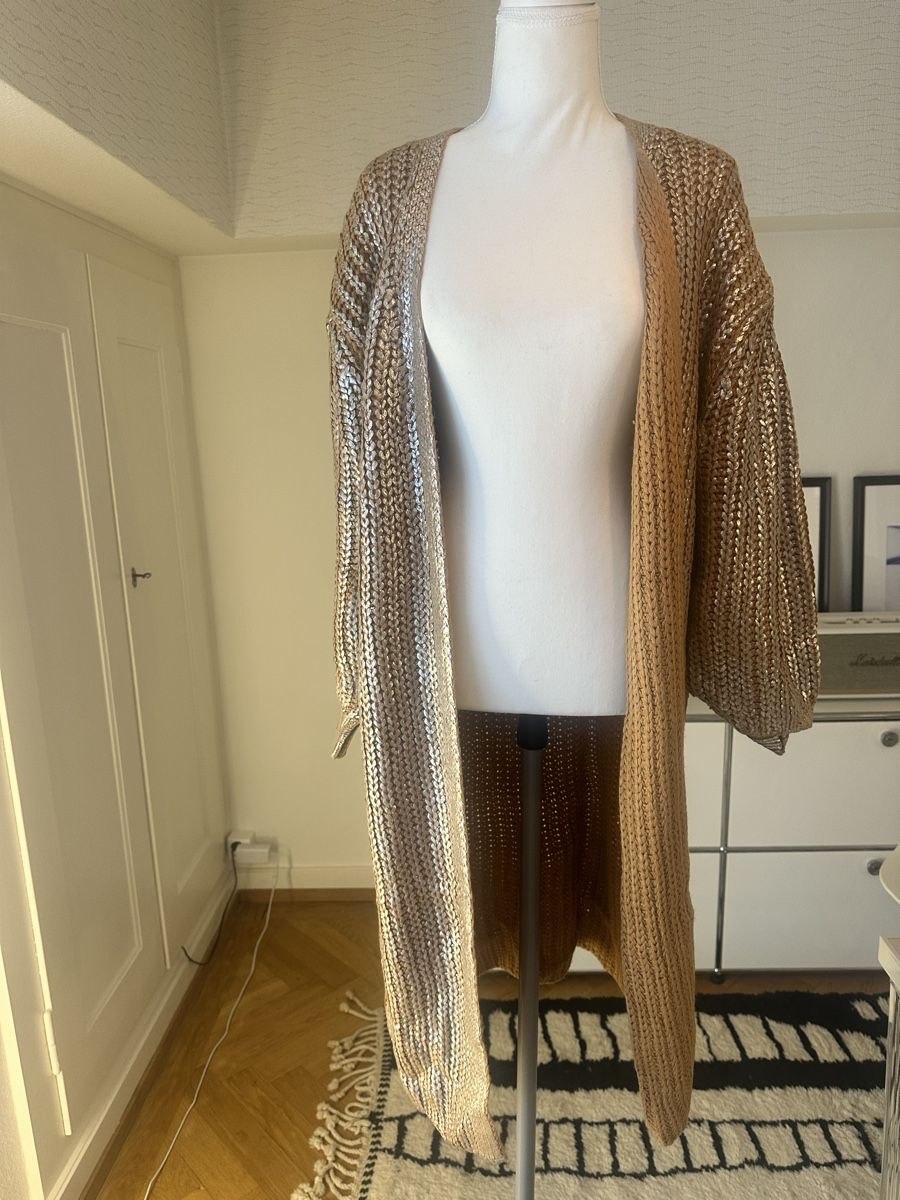 Giacche: Strickjacke beige mit silber – Nuovo (secondo la descrizione) da Zürich venduto da Mona-L 2