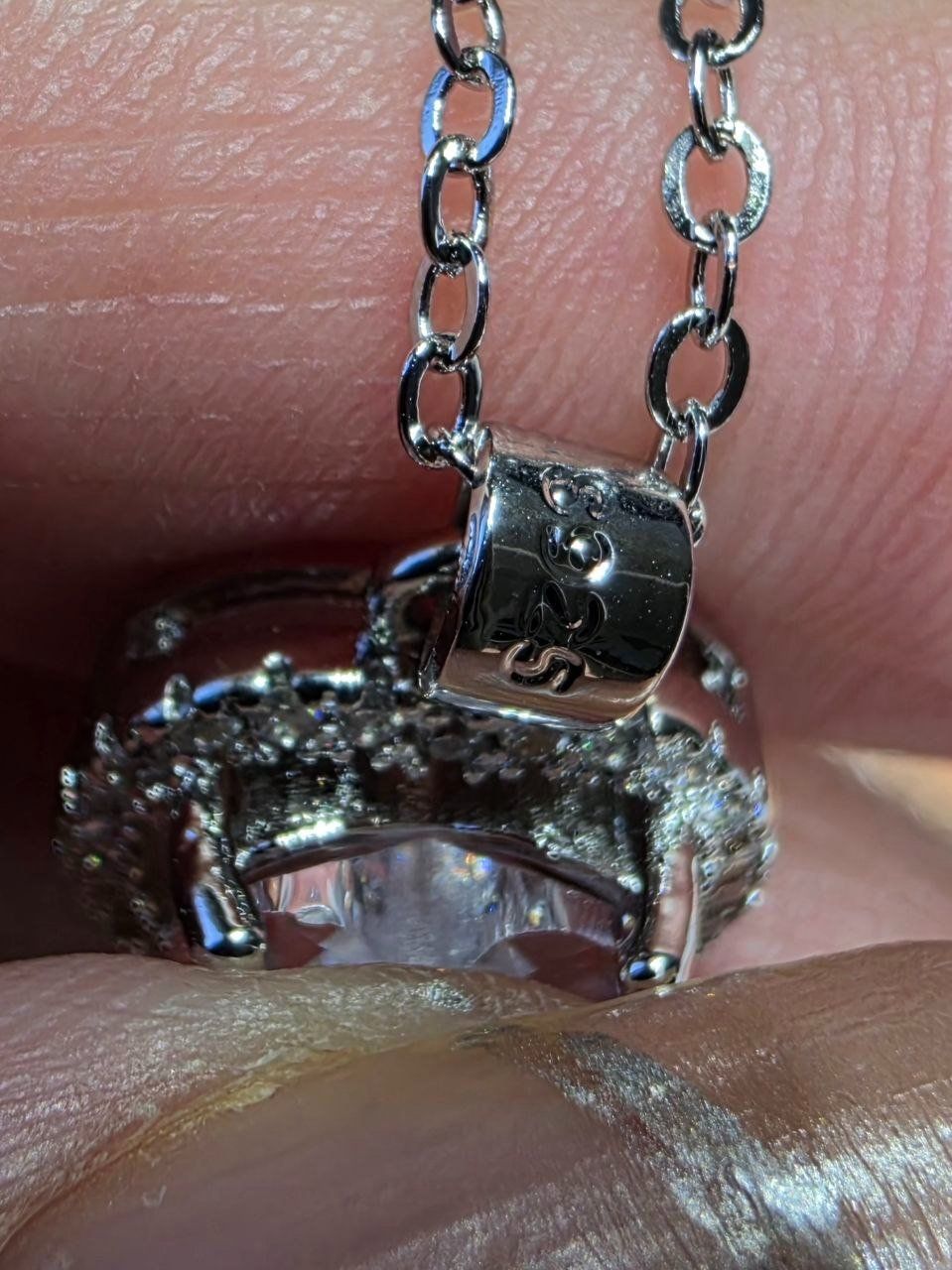 Catenine: Collier argent avec zircons – Nuovo e nell'imballaggio originale da Reconvilier venduto da Tsma67 6