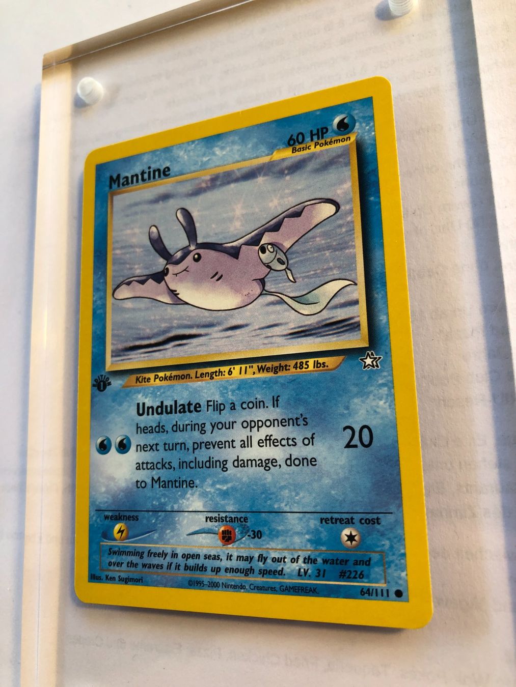 Sammelbilder & Trading cards: Mantine 1st Neo Genesis - MINT - ab 1.- – Gebraucht aus Giubiasco von dan_pr8b 2