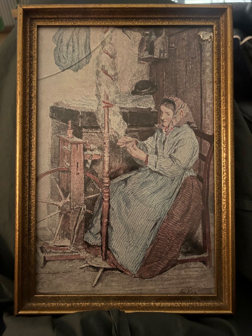 Poster & Bilder: Anker am Spinnrad – Gebraucht aus Bern von michellemias