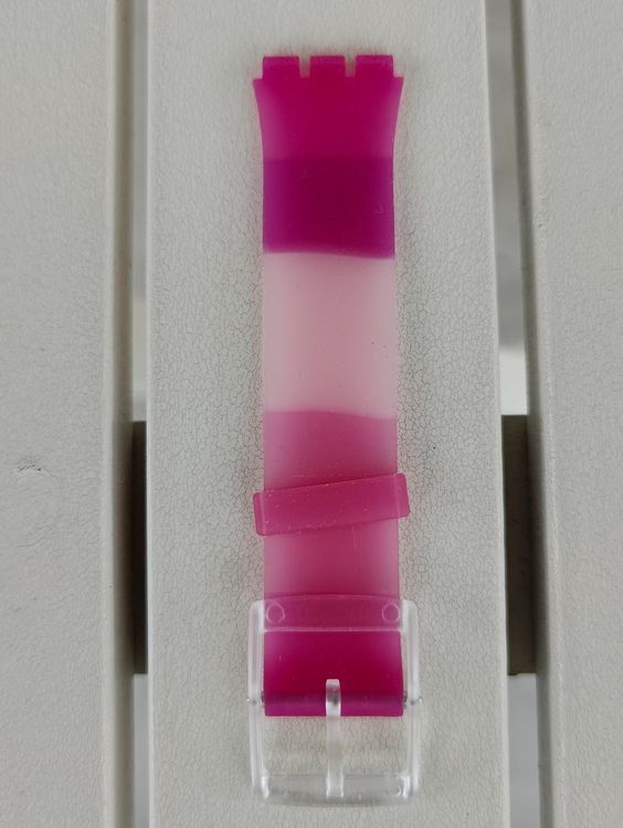 Swatch Orologi: SWATCH Damen Uhr, pink, ultrathin – Usato da Meggen venduto da SellingGoods_1 8
