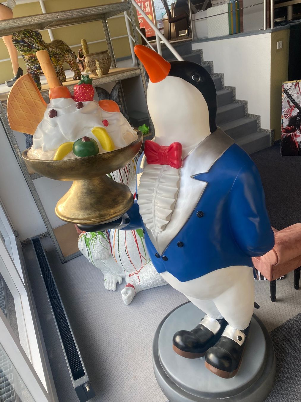 Statuette: Figur Pinguin mit EIS – Nuovo (secondo la descrizione) da Ettingen venduto da inf_vhc7 3
