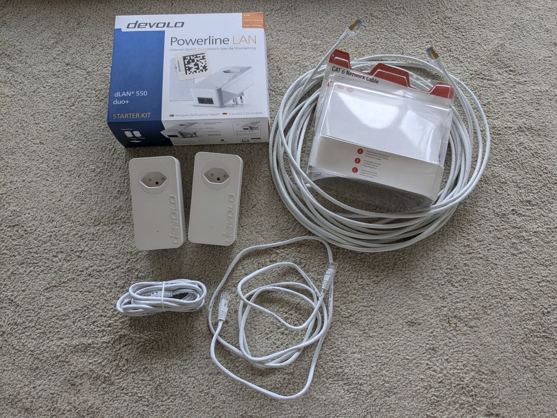 Devolo Lecteurs & Adaptateurs: Devolo dLAN Powerline Adapter Set mit zusätzlichem 10m Kabel – D'occasion à Oberdiessbach par Milo78