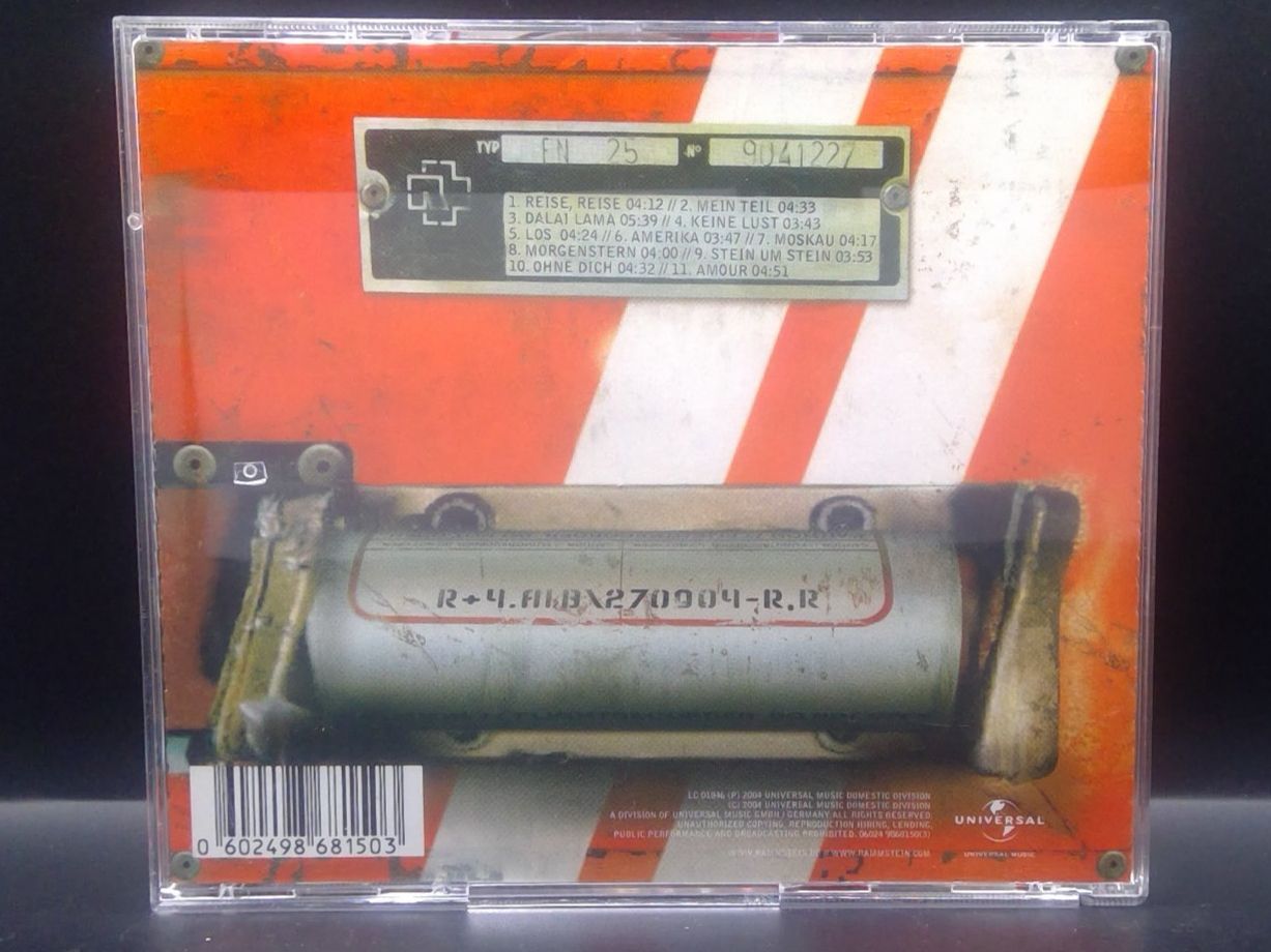 CD: Rammstein – Reise, Reise – Usato da St.Gallen venduto da jalamusic 1