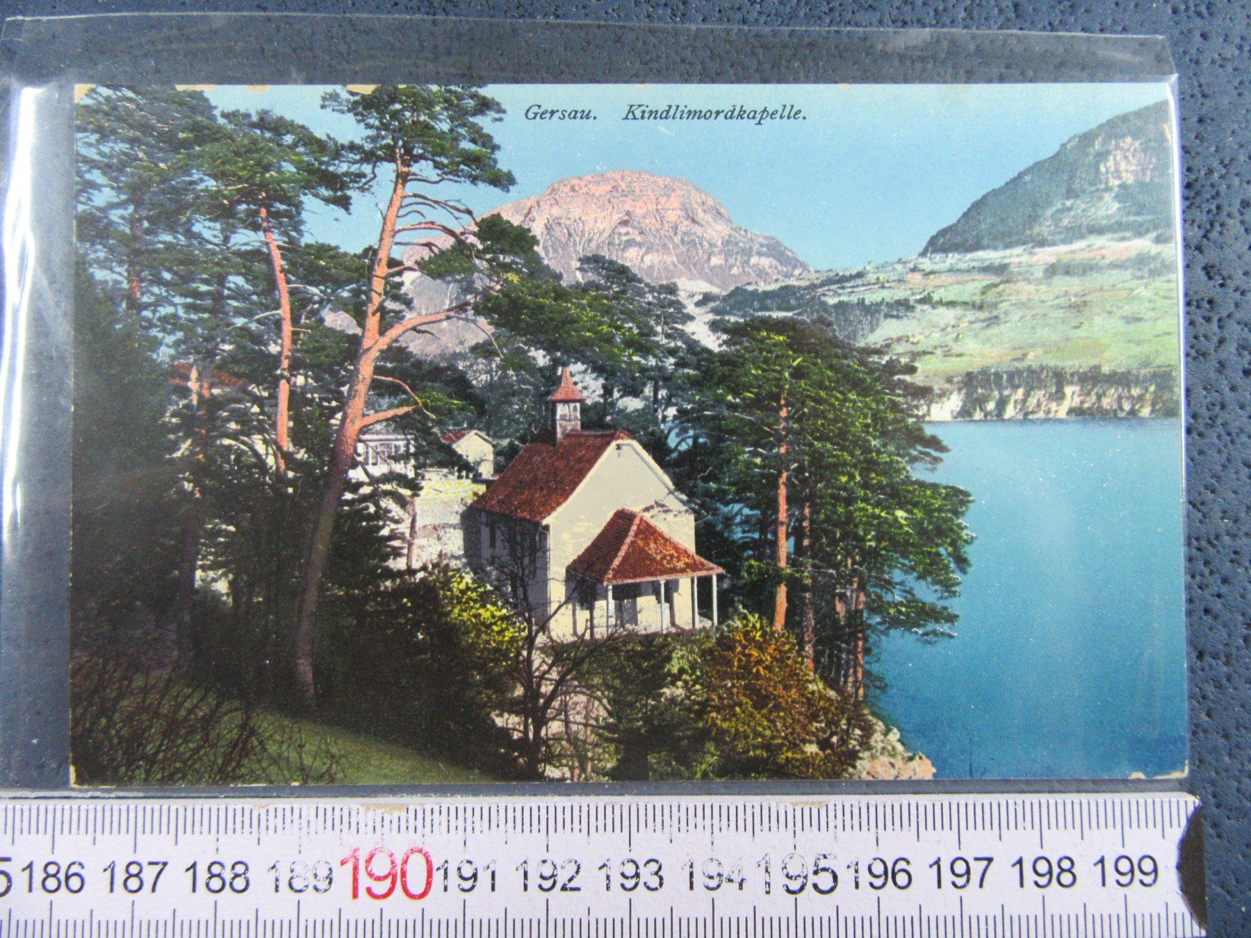 Cartoline postali: GERSAU SZ AK KINDLIMORDKAPELLE – Usato da Ettingen venduto da Hausi4711