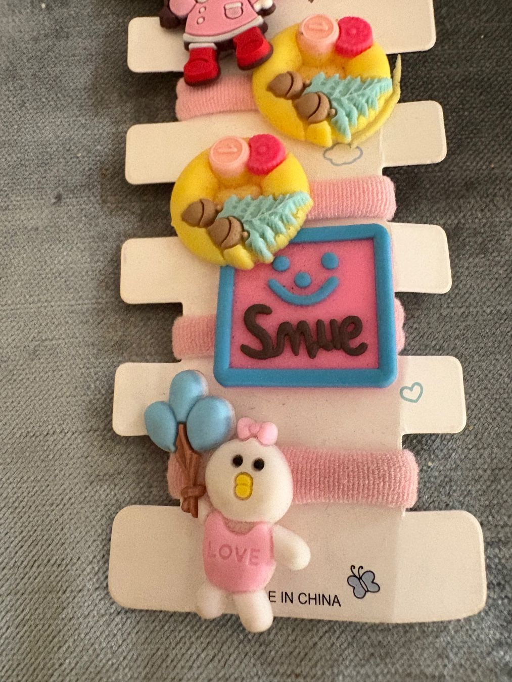 Accessori per capelli: Haargummi Set / Haarschmuck Smile neu – Nuovo e nell'imballaggio originale da Beromünster venduto da msklef 2