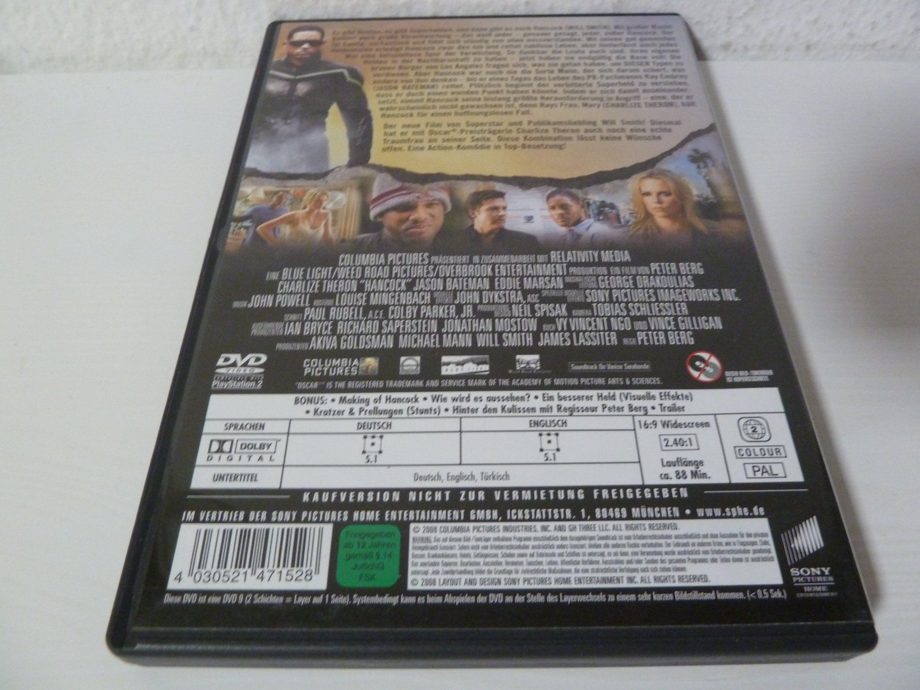 Tutti i DVDs: Hancock  [DVD] – Usato da Abtwil SG venduto da Pfusius 1