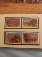 Timbres d'Ouganda - Collection Éléphants d'Afrique🐘! 