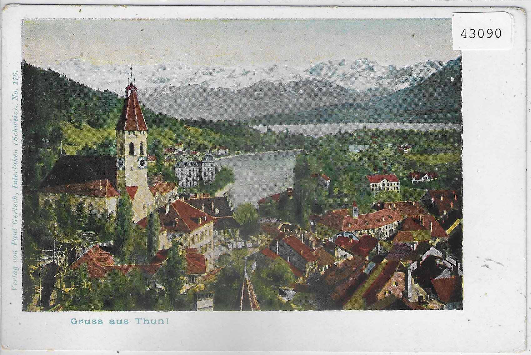 Cartoline postali: Gruss aus Thun! – Usato da Ettingen venduto da Kartenplanet