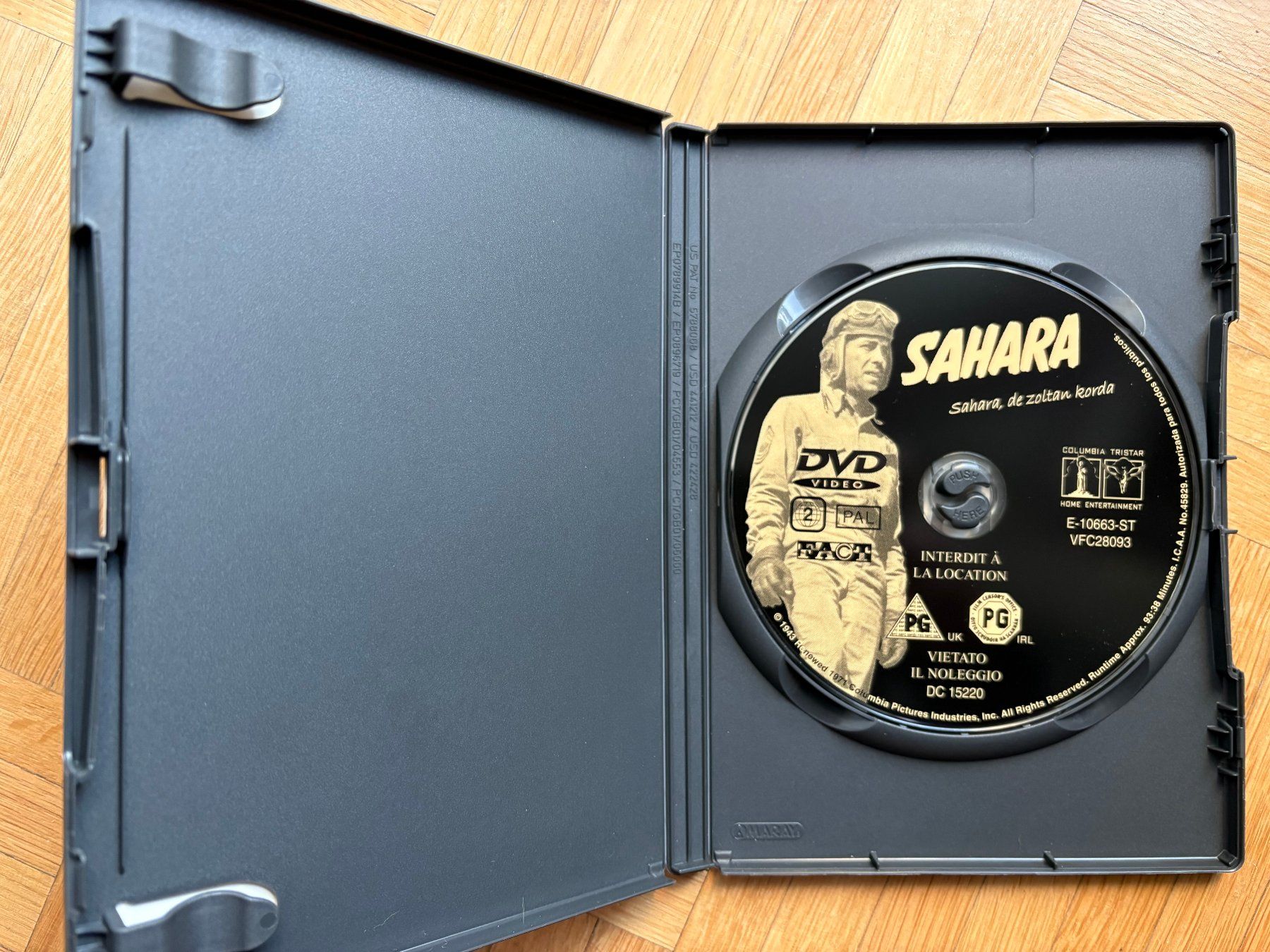 Tutti i DVDs: Sahara (1943) - DVD – Usato da Zürich venduto da Malcom 1