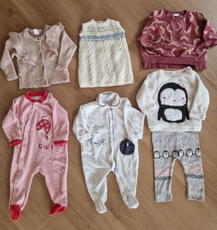 💕 Baby Kleiderpaket Mädchen, Grösse 80
