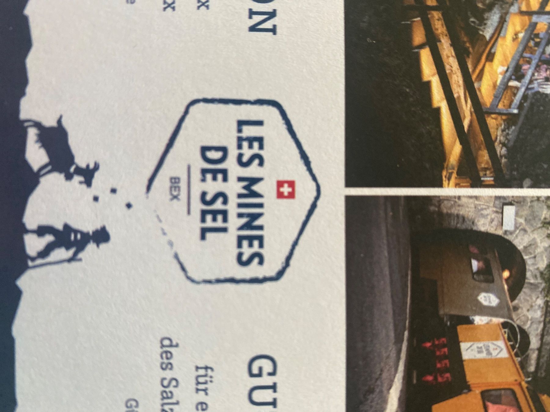 Gutscheine: Mines de sel de Bex 2 entrées – Neu und originalverpackt aus Chamoson von Pince26