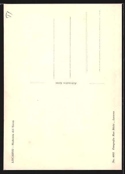 Cartoline postali: AK Locarno, Madonna del Sasso – Usato da Berlin venduto da bartko-reher 1