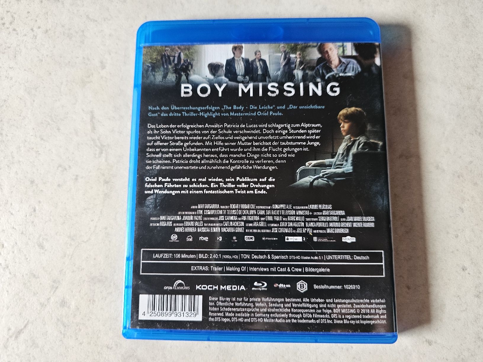 Alle DVDs: Boy Missing  /  Bluray – Gebraucht aus Schneisingen von backstore24 1