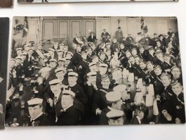5 antike Ansichtskarten STUDENTENVERBINDUNG um 1910