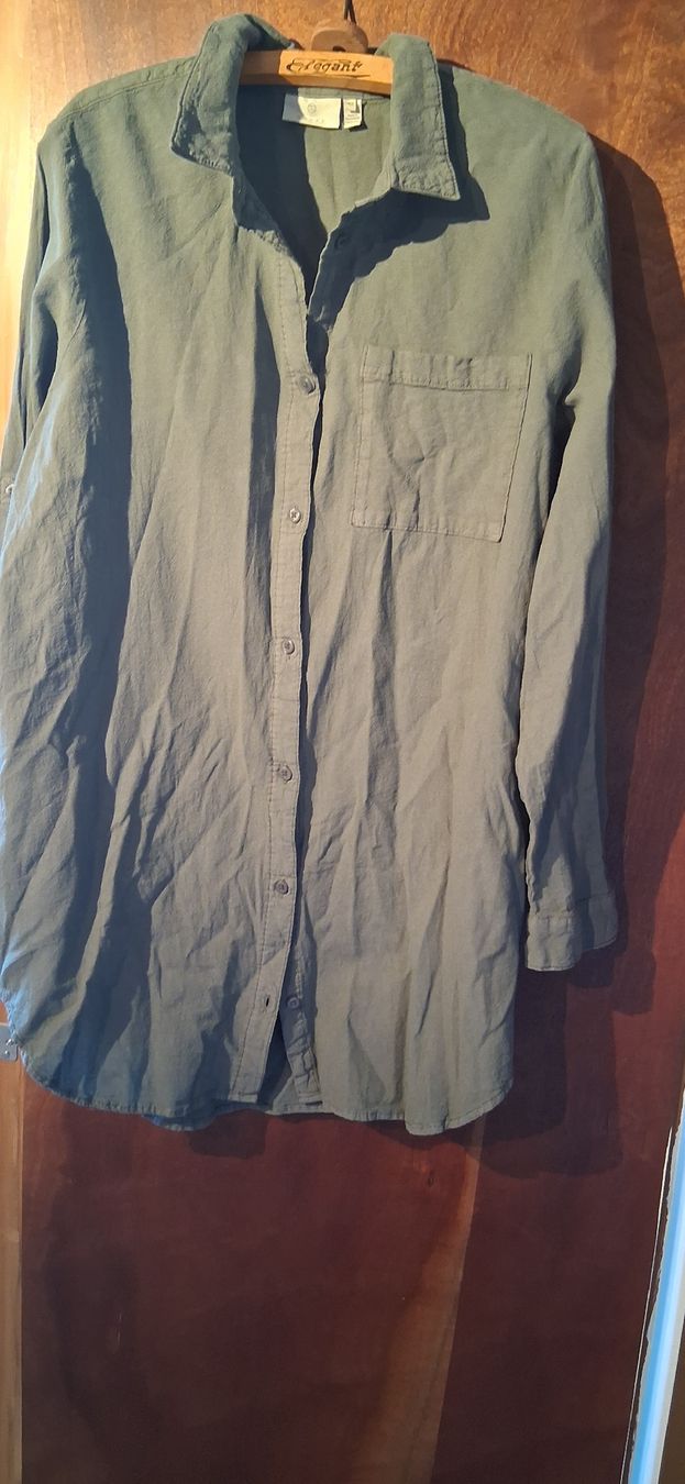 Blusen: Kaffee Longbluse 42 – Gebraucht aus Zunzgen von NiBe99