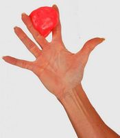 Therapie-Knetmasse 85 g mittel/rot