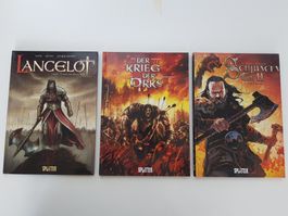 Lancelot / Krieg der Orks / Schlangengott Comic Bücher Set 3
