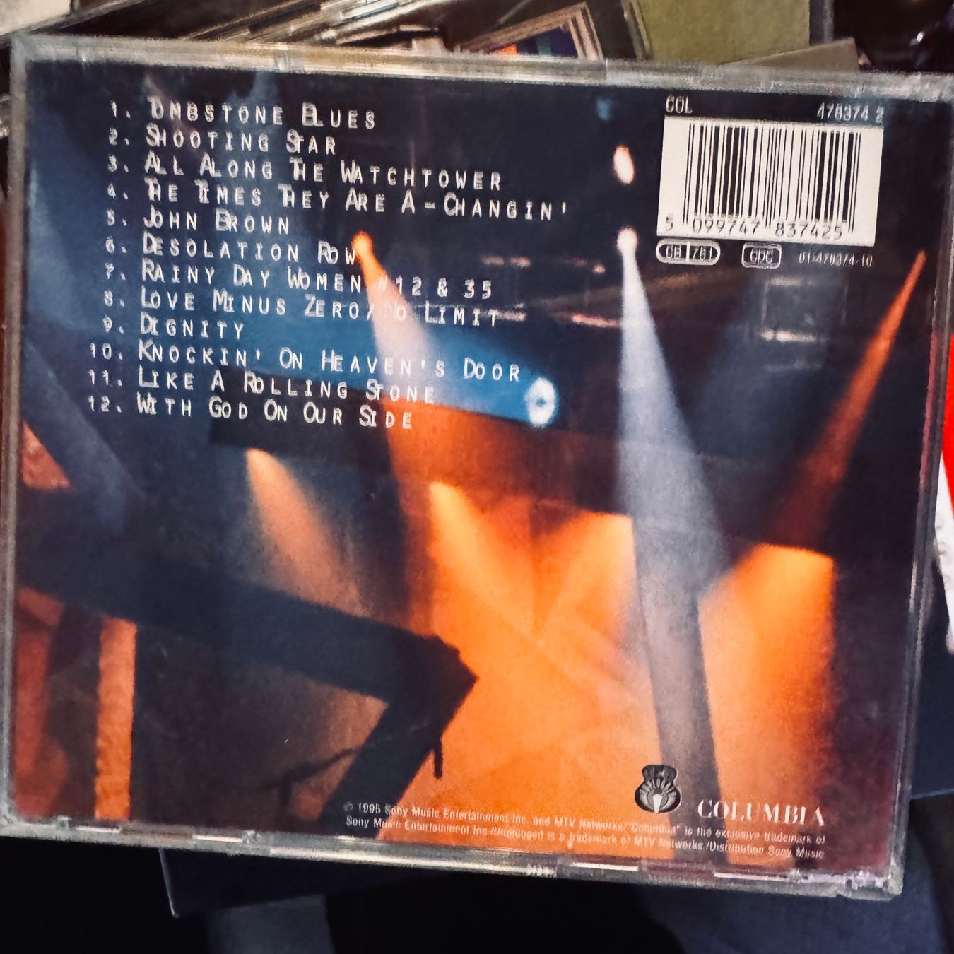 CD: Bob Dylan Unplugged CD TOP ZUSTAND – Usato da Merligen venduto da barratt 1