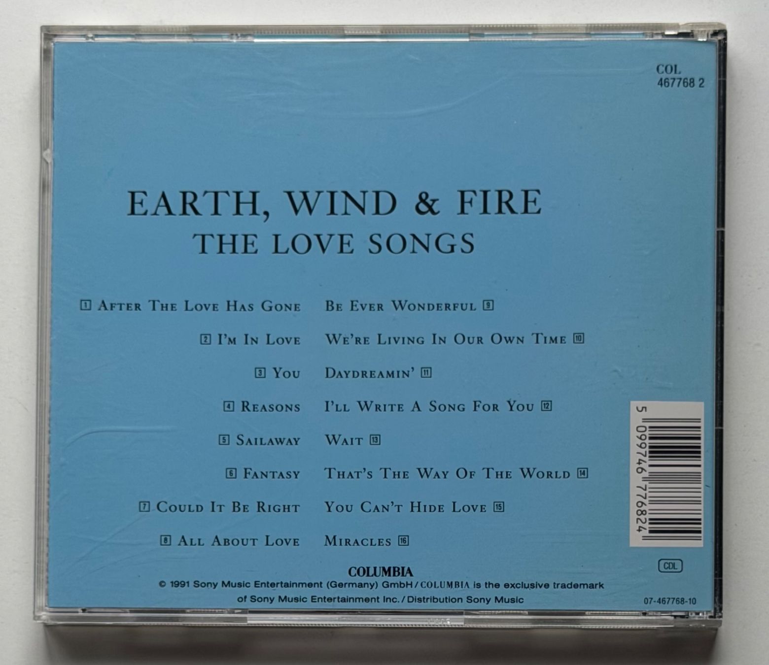 CD: Earth, Wind & Fire / The Love Songs – Usato da Näfels venduto da rottabi 1