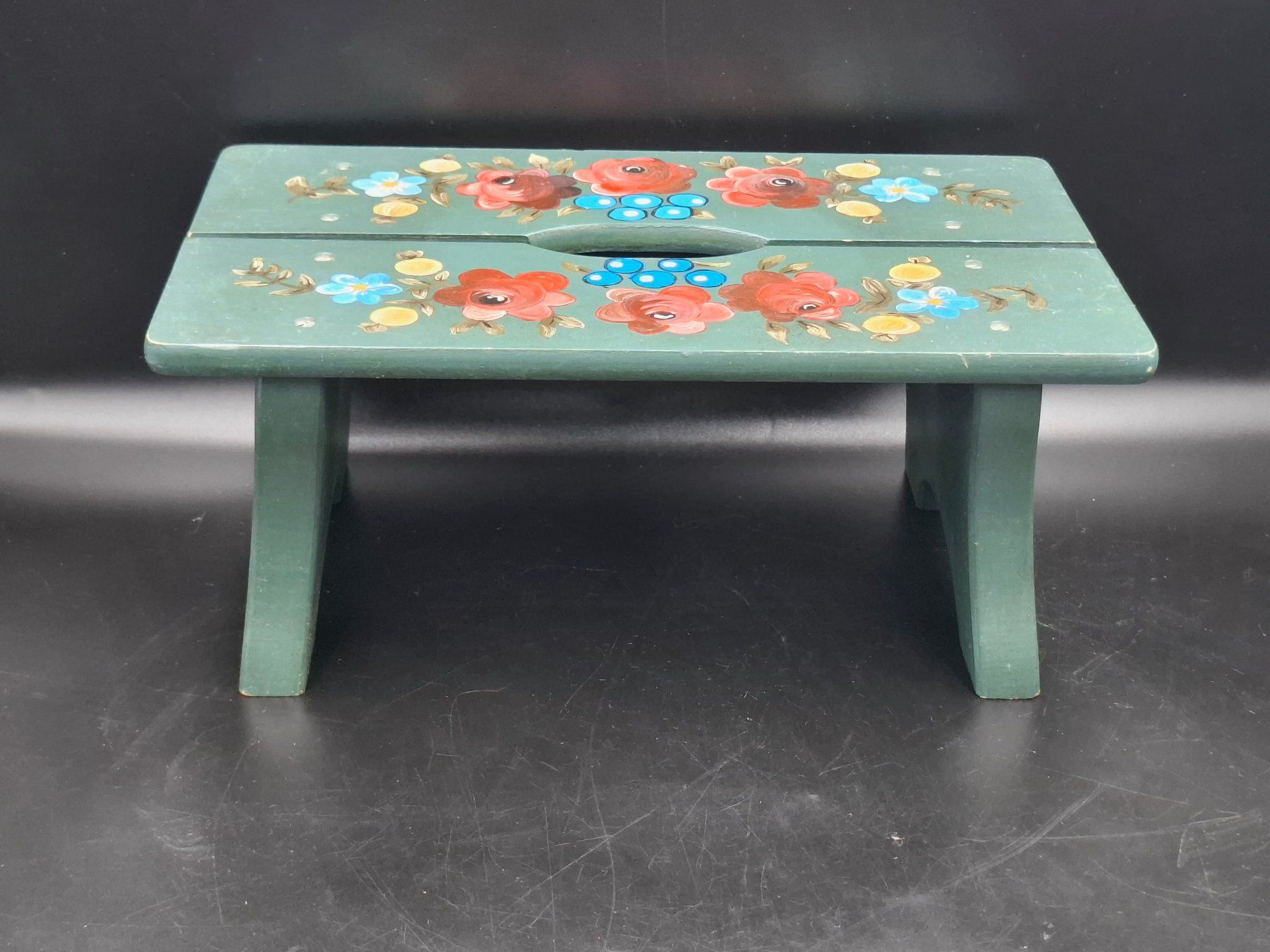 Tabourets: Rustikaler Vintage Pflanzenständer Schweizer Alpen Hocker – D'occasion à Zürich par bruzolda 2