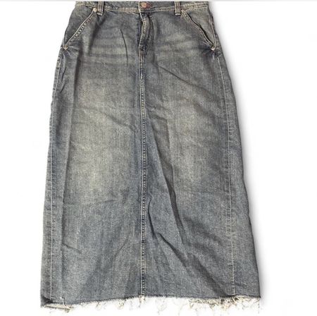 Jeansrock, destroyed Look
