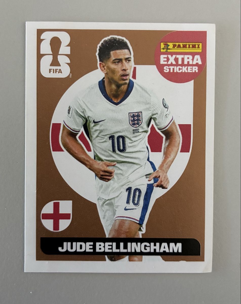 Panini Carte collezionabili: Panini Extra Sticker Bronze WM2026 Jude Bellingham  – Nuovo (secondo la descrizione) da Urdorf venduto da tho_dyl8
