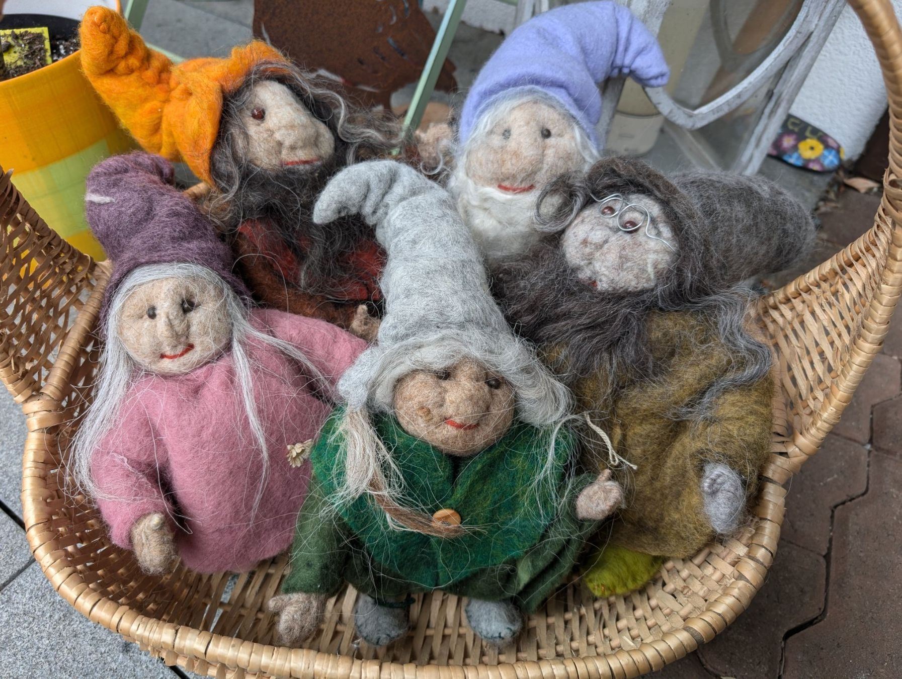 Figuren: Wichtel Zwerge aus Filz – Gebraucht aus Brüttisellen von