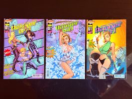 Danger Girl Comics 1-3 J. Scott Campbell. Zustand: gut.