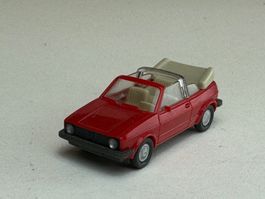 Wiking VW Golf Cabrio rot