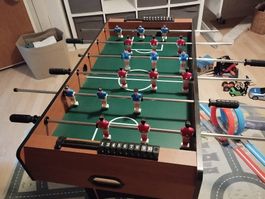 Spieltisch 4 in 1 Kickertisch Billiard Tischtennis Hockey