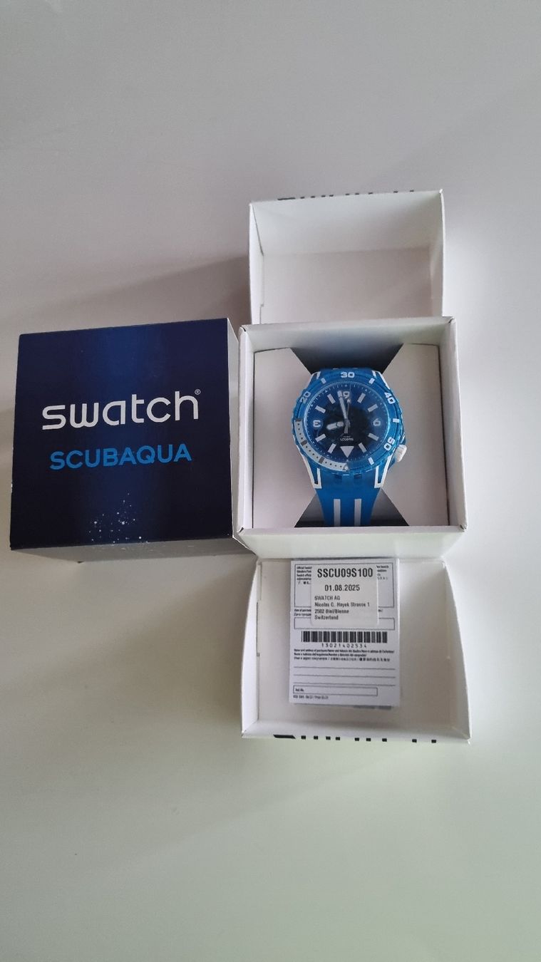 Swatch Montres: Swatch Scubaqua blu – D'occasion à Biasca par Siosmart
