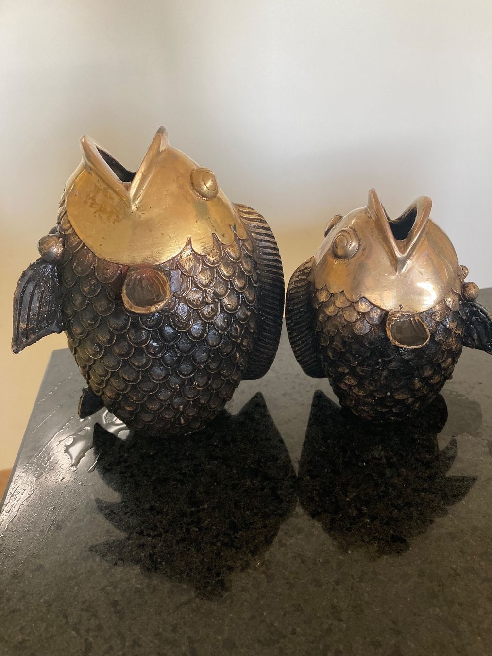 Sculture & Statue: Set Fische aus Bronze/ Messing – Usato da Oberägeri venduto da Vargo11 5
