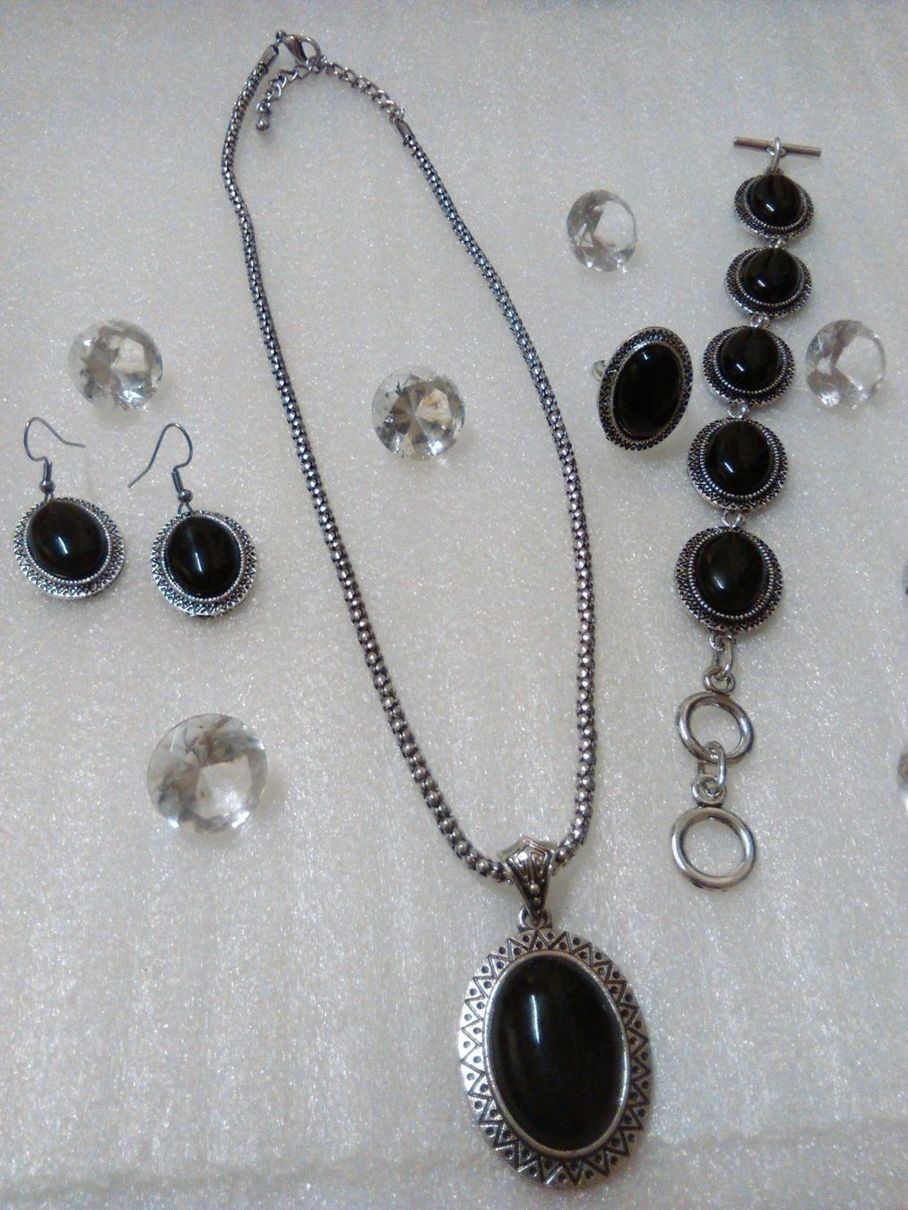 Colliers: SET MODESCHMUCK;;ANTIKSILBER PLATED – Neuf (Voir description) à Basel par bijoutrie_4 2