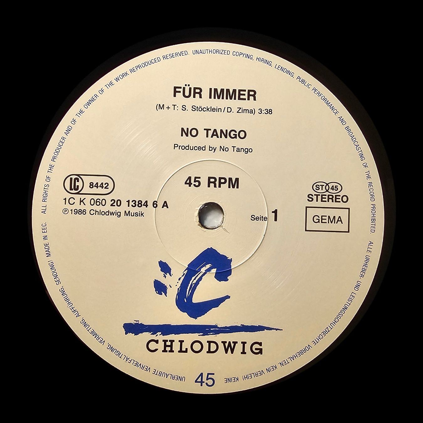 Dischi in vinile: No Tango – Für Immer – Usato da Wahlen b. Laufen venduto da Cg10 3