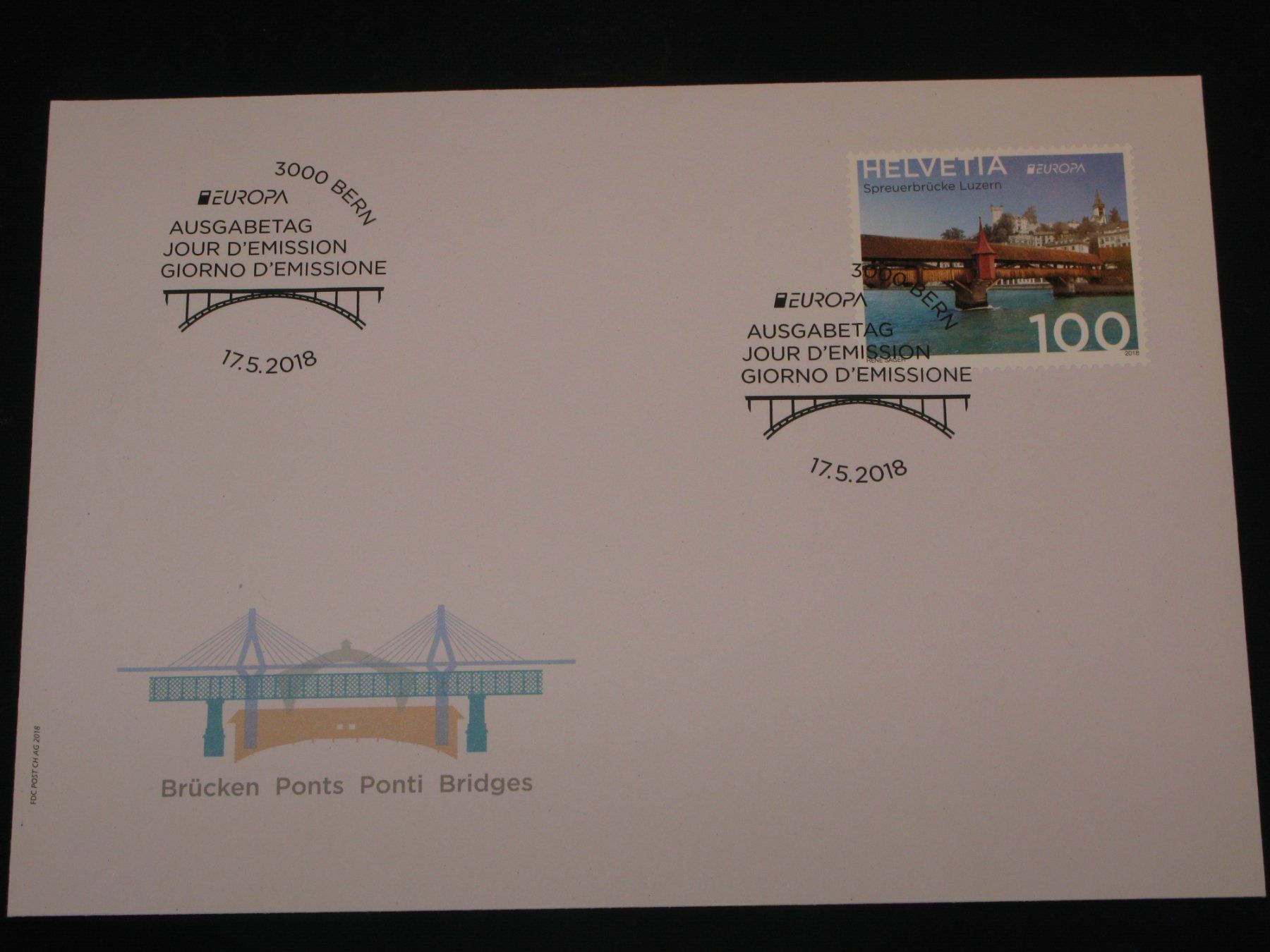 Tutti i francobolli: Werbemarken Europa FDC 2018 Nr. 1683 – Usato da Riken AG venduto da HEROWE