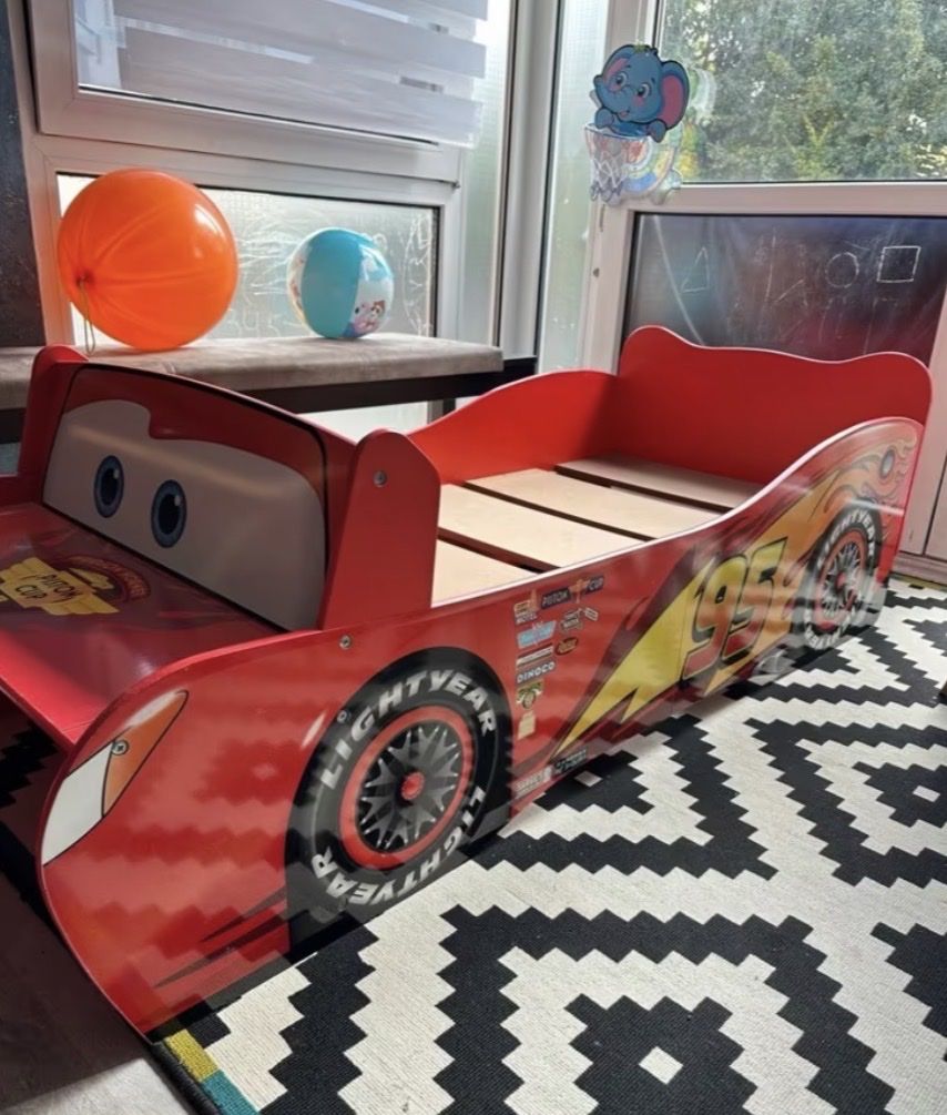 Letti: Rotes Cars Kinderbett, Lightning McQueen – Usato da Luzern venduto da AVM_M 1