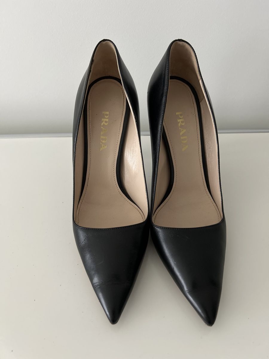 Prada Damenschuhe: Prada High Heels Gr. 39 schwarz top! – Neu (gemäss Beschreibung) aus Salenstein von sehrgut