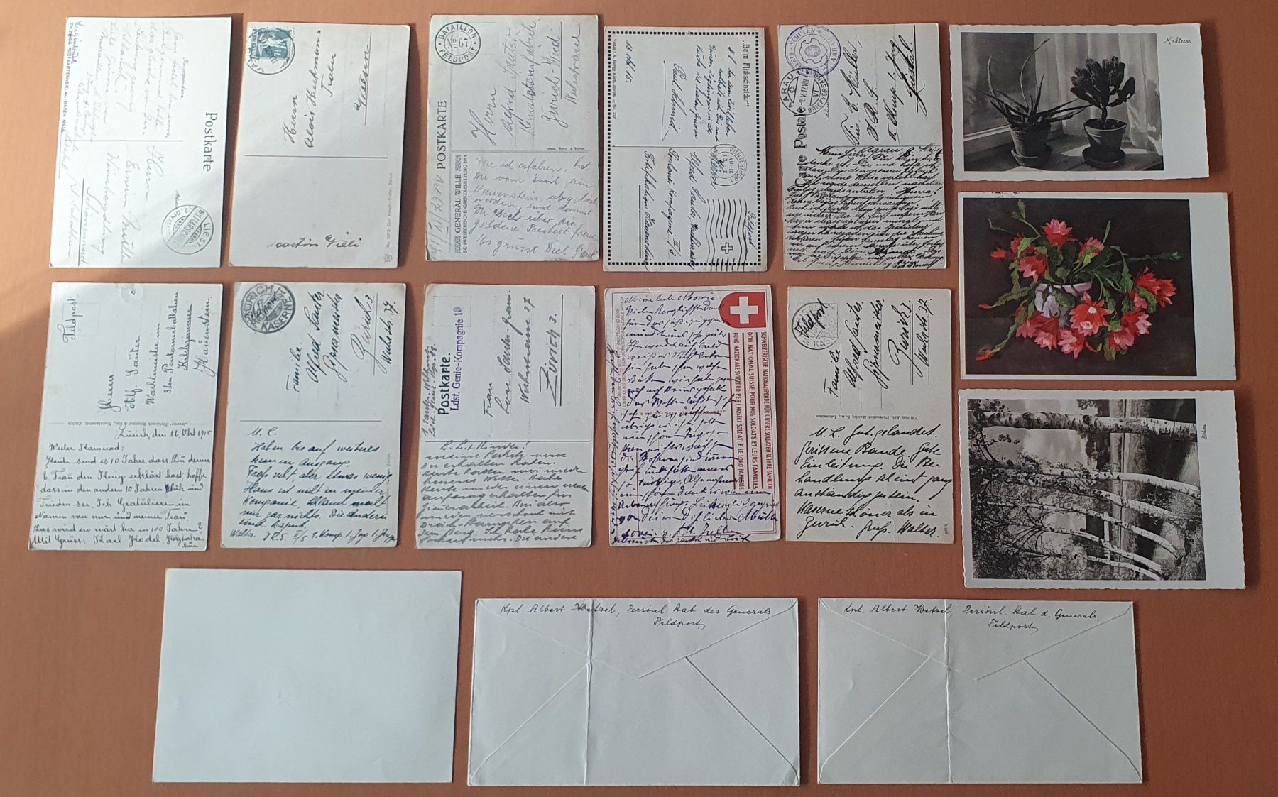 Cartoline postali: 32 Militär Karten/Briefe – Usato da Kreuzlingen venduto da Rschweiz1 3