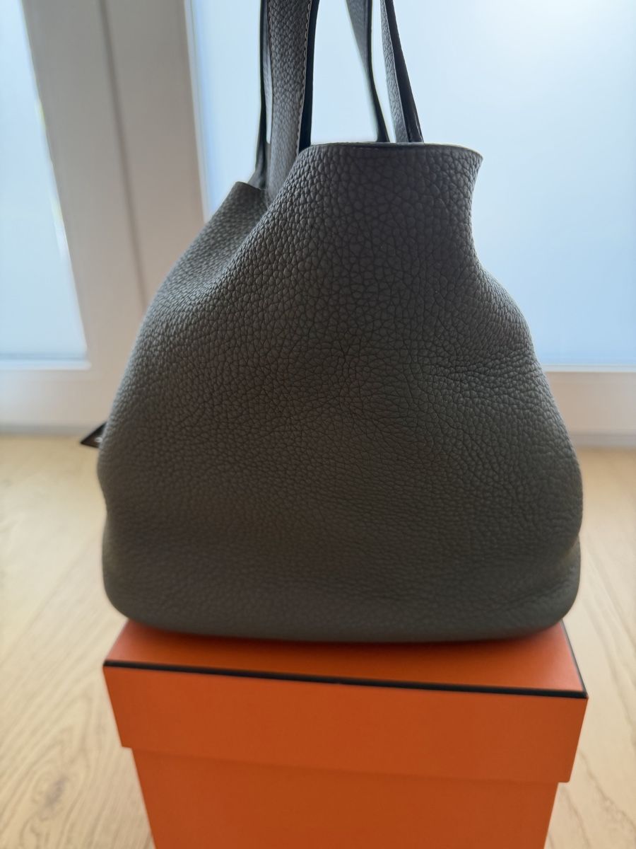 Hermès Borse: Hermès Picotin 22 Clemence Leder Etoupe – Usato da Winkel venduto da blugirlblumarine 1