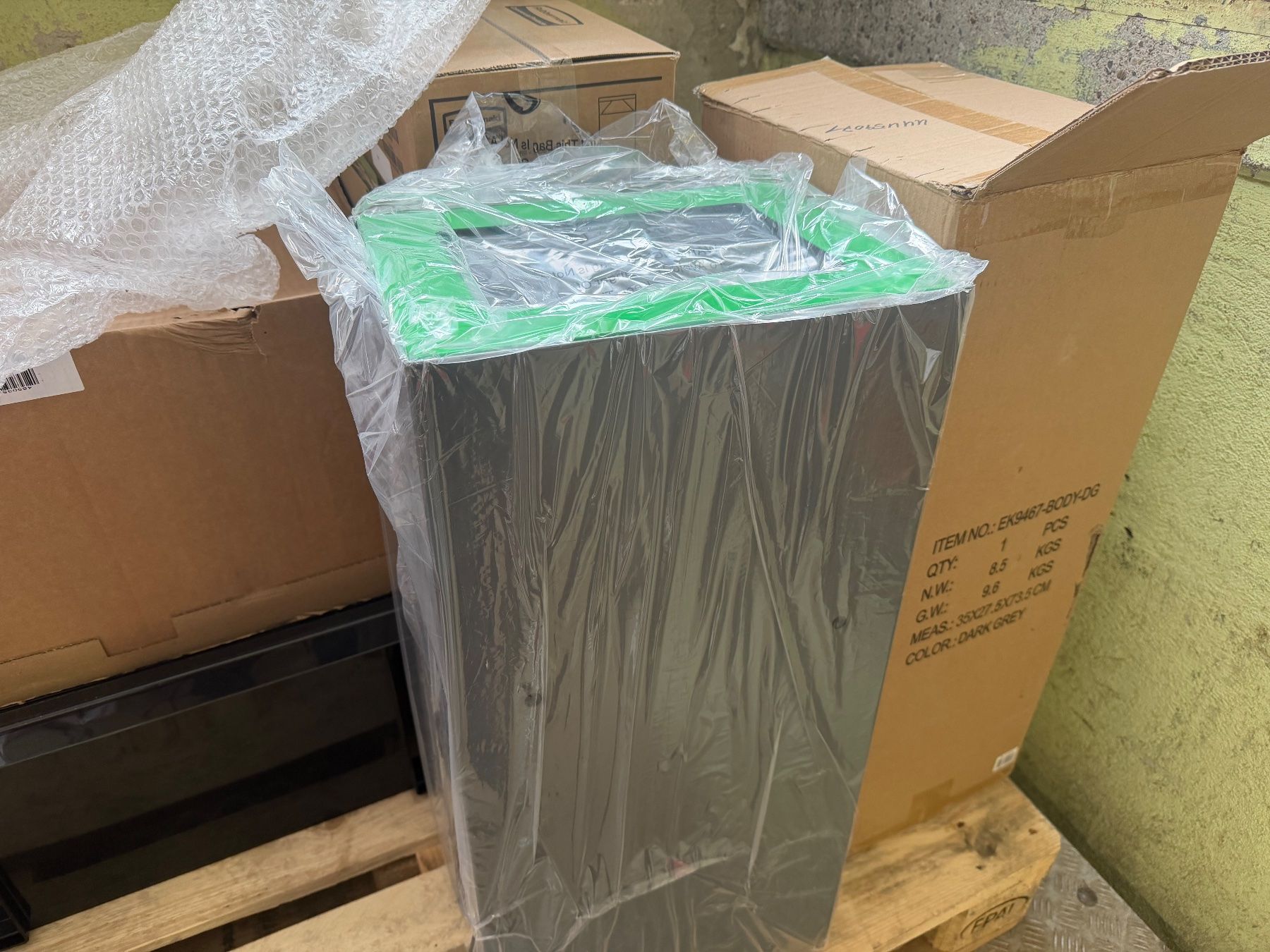 Cestini per rifiuti: Abfalltrennsystem, 60 Liter, pulverbeschichteter Stahl – Nuovo e nell'imballaggio originale da Necker venduto da liq24 4