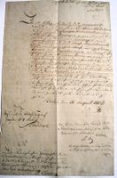 Berlin 1805, Dokument zu Graf von der SCHULENBURG
