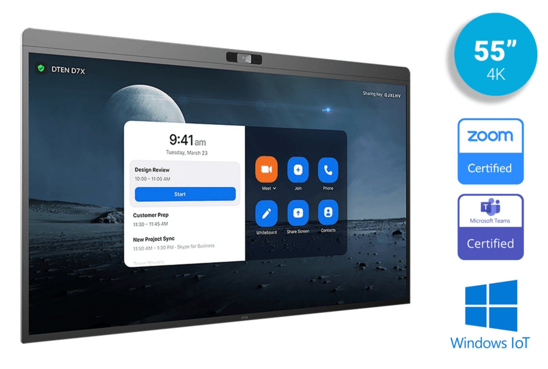 Webcam: DTEN D7X 55" All-in-One-Videokonferenzsystem – Nuovo (secondo la descrizione) da Emmen venduto da Highlife_Technik