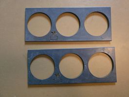 2 Stück Pflanzentopfhalter Topfhalter triple für Paletten