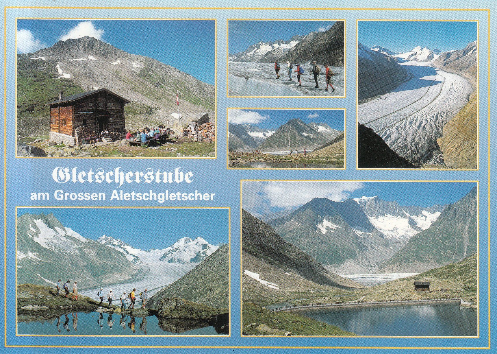 Cartoline postali: Fiesch Gletscherstube ca. 1990 – Usato da Bürglen TG venduto da StampGraf