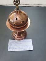 Encensoir oriental vintage cuivre et laiton hauteur 16cm