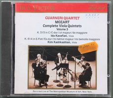 CD - Mozart - Viola Quintette - Guarnieri Quartett