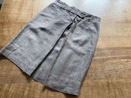 MOP MARC O’POLO JUPE/ROCK Gr.S/34/36 LEINEN schoko melliert