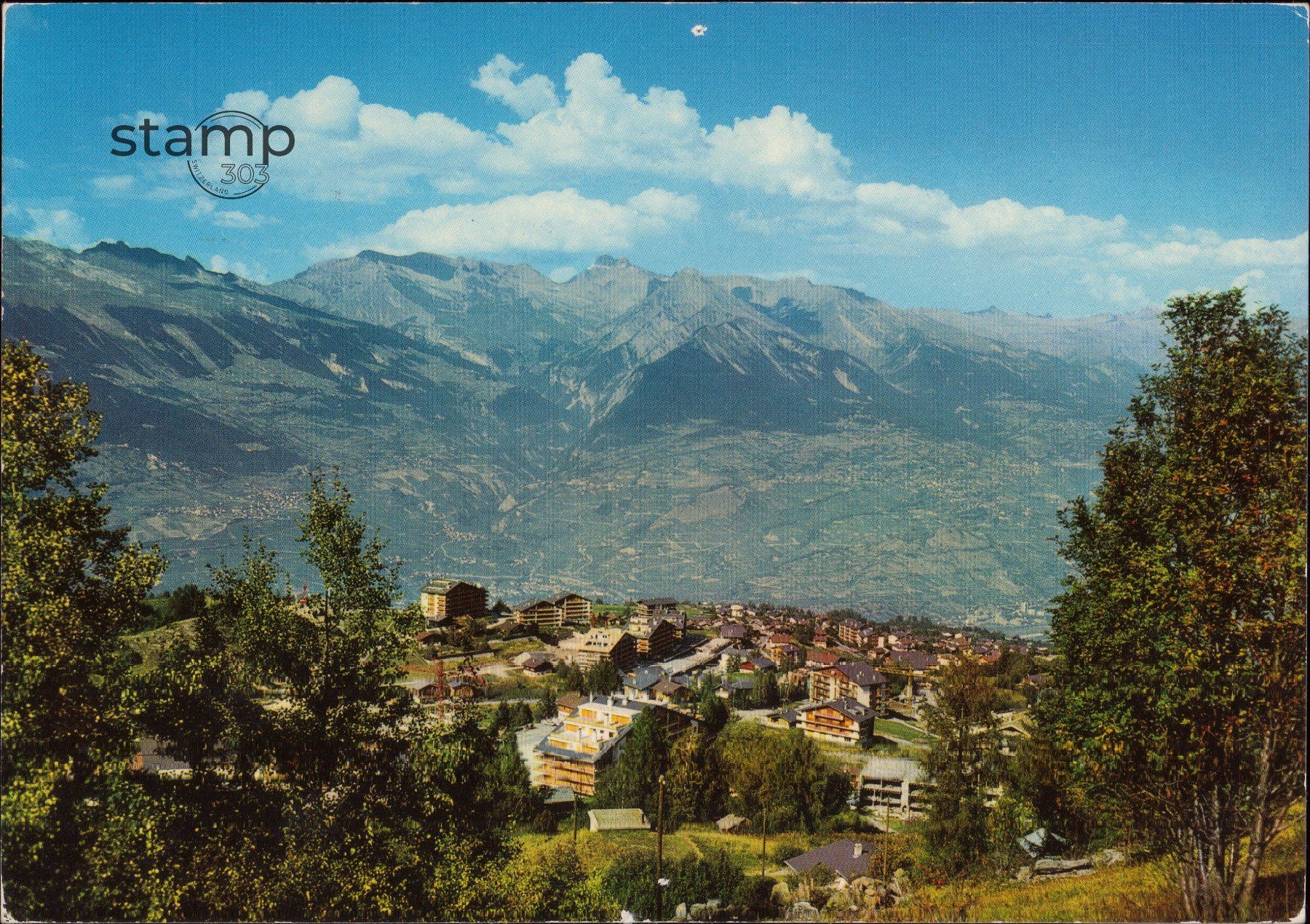 Cartoline postali: 1974 AK Station de Haute-Nendaz – Usato da Eggersriet venduto da stamp303